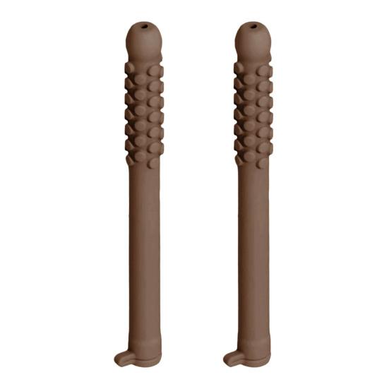 1/2Pcs Chewable Essential Oil Breath Stick Stress Anxiety Relief Fruit Flavors Concentration Improving Reusable Kids Adults Silicone Chew Stick