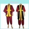 Traje de Cosplay Autêntico Avatar: A Lenda de Aang Príncipe Zuko Para Festas de Halloween