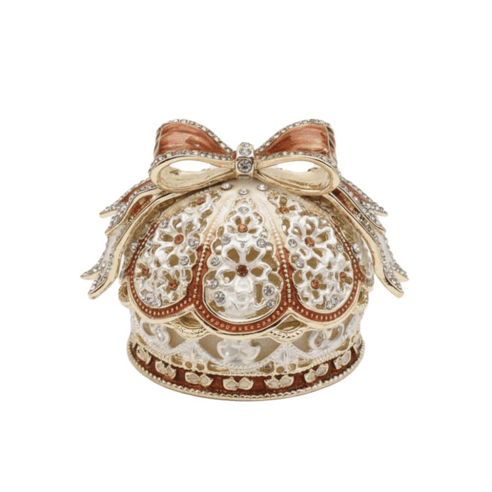 Light Luxury Enamel Color Crown Mini Size Ring Holder Creative Gift Box  Room Decorations