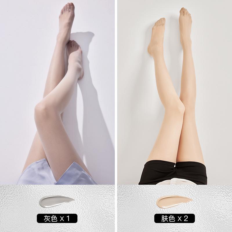 Thin, breathable, sun-protective, anti-snagging, seamless silk stockings for women in spring and summer, no crop-dropping, invisible concealer and...