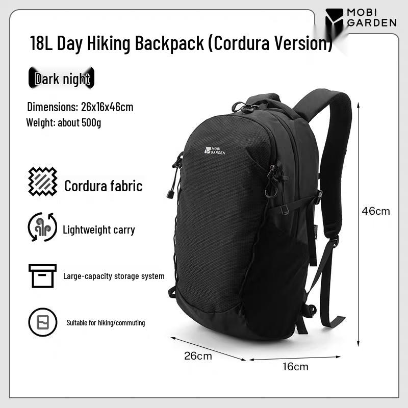 Mobigarden NX24664014 18L Lightweight Hiking Backpack