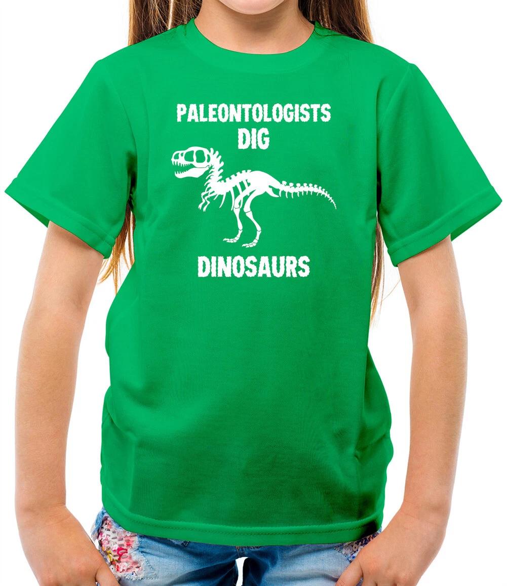 Paleontologists Dig Dinosaurs Kids T-Shirt - Paleontology - Dinosaur - Science 100