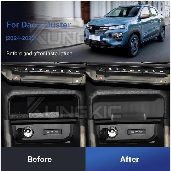For Dacia Duster 3 2024 2025 2026 Car Storage Central Control Storage Box Container Auto Interior Dacia Duster 3 Accessories
