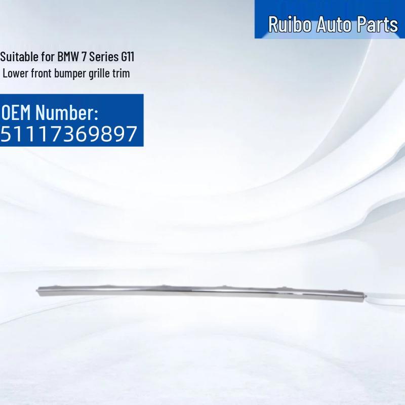 

BMW 7 Series G11 Front Bumper Grille Trim Strip for 2016 Models (51117369897) RUIBO