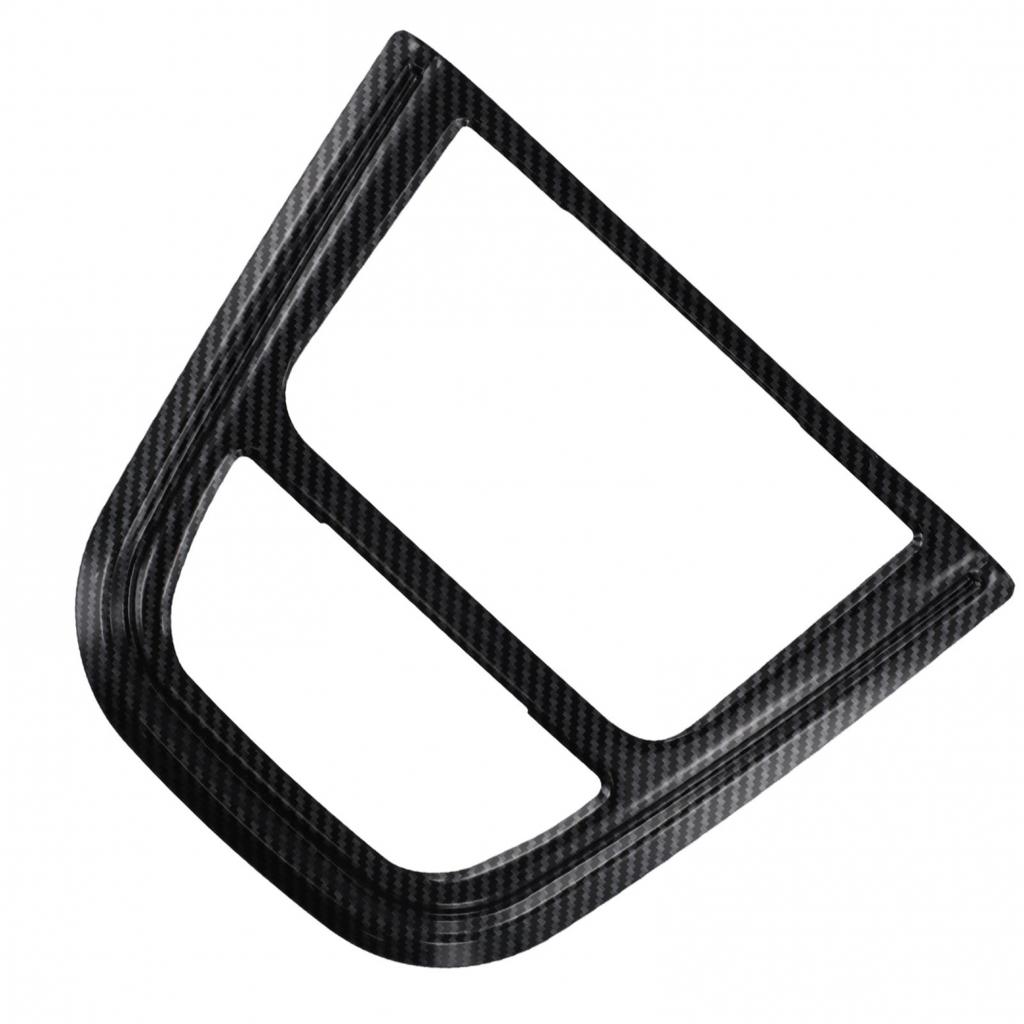 Carbon Fiber Color Console CD Button Frame Control Panel Cover Carbon Fiber