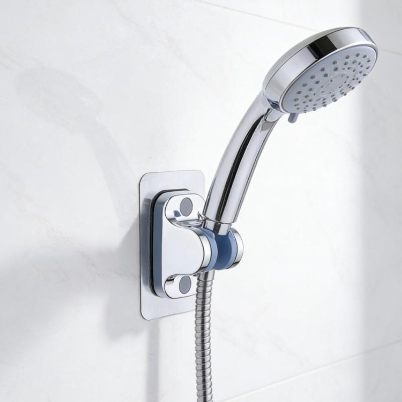 Adjustable Shower Bracket for Bathroom Fixed Base for Shower Pressure-boosting Showerhead Base Sturdy Showerhead Support Base