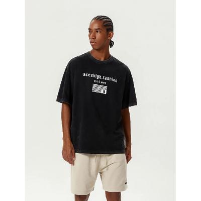 Herrenmode Buchstabenbedrucktes Kurzarm-T-Shirt für Männer und Frauen Sommer Baumwolle Locker Paar T-Shirt Top