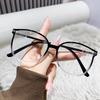 Oversized Ladies Reading Glasses Fashion Trend Sqaure Frame Anti Blue Light Presbyopia Eyewear Finished Prescription Far Sight