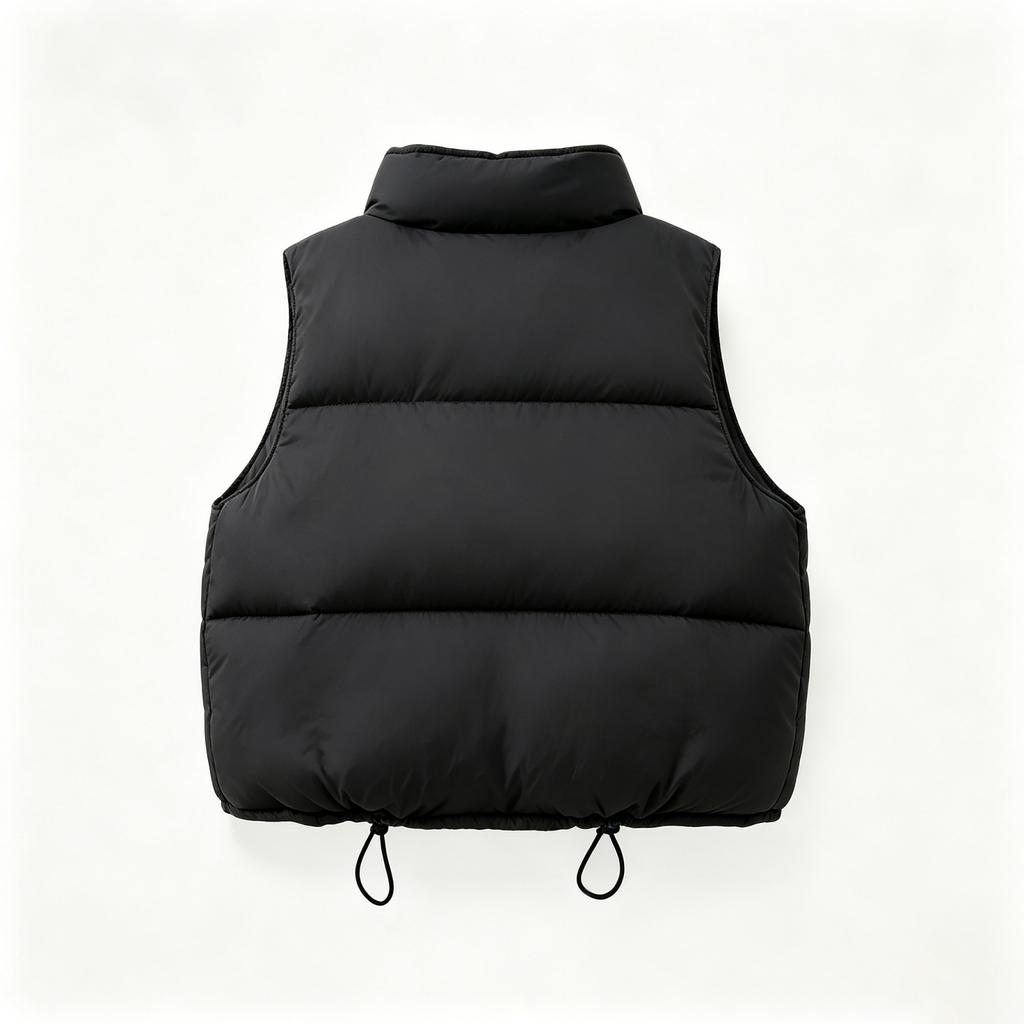 Children's Candy Color Sleeveless Vest with Warm Wide Shoulder Design for Outdoor Wear