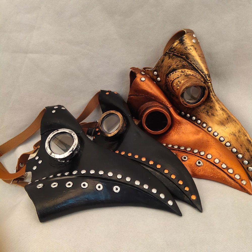 Masquerade Prop Halloween Scary Masks Party Cosplay Props Medieval Steampunk Mask Doctor Bird Mask