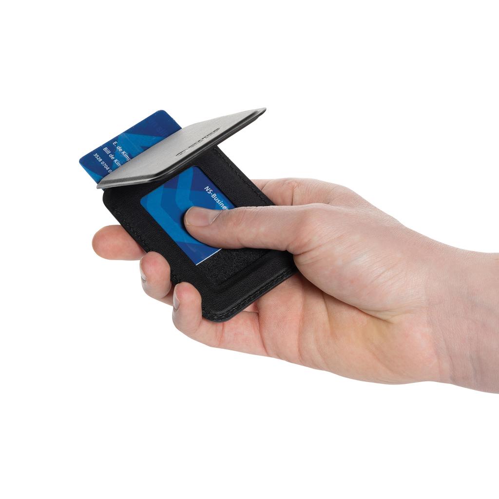 Swiss Peak Magnetische PU Recycelte Handy-Geldbörse