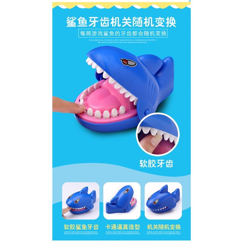 Baby Shark Biting Finger Toy Shark Tooth Extraction Parent-Child Game New and Strange Hand Biting Toy Children's Tricky Man Prop