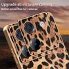 For Xiaomi Poco M7 Pro 5G Case Leopard Print PU Leather Coated PC+TPU Electroplating Phone Cover