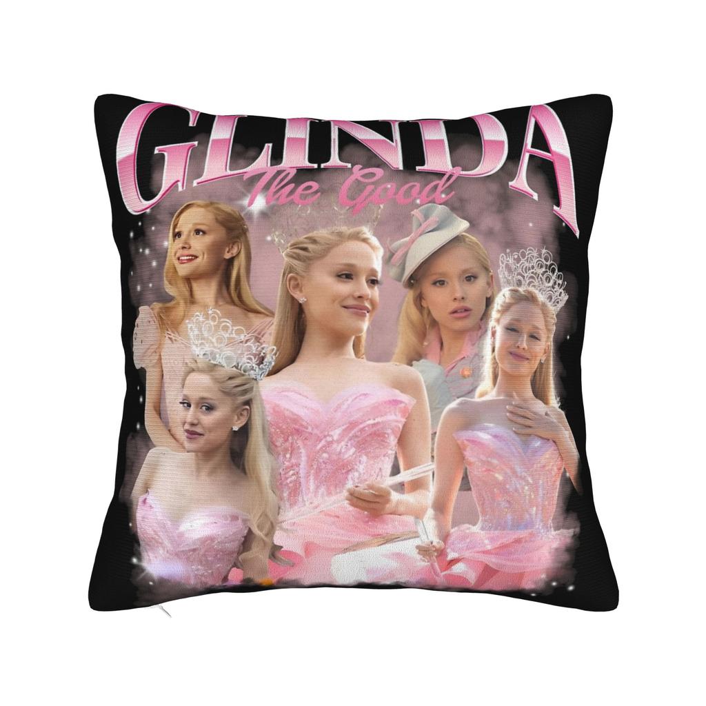 Wicked 2 Musical Movie Glinda Poster Pillowcase Soft Polyester Cushion Cover Decorative  Pillow Case Cover Home Square 40X40cm
