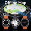 2026 New Military Smart Watch 860Mah Battery GPS Compass 10ATM Waterproof Tactics Sport 4GB Memory BT Call Smart Watches for Men Outdoor Smart Watch