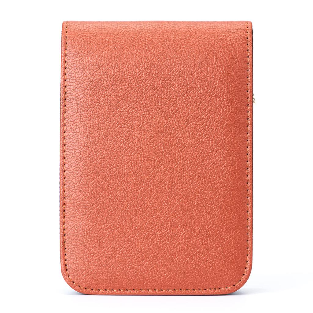 Lanxivi Fountain Pen Rollerball Coffee PU Leather Case for 12 Pens