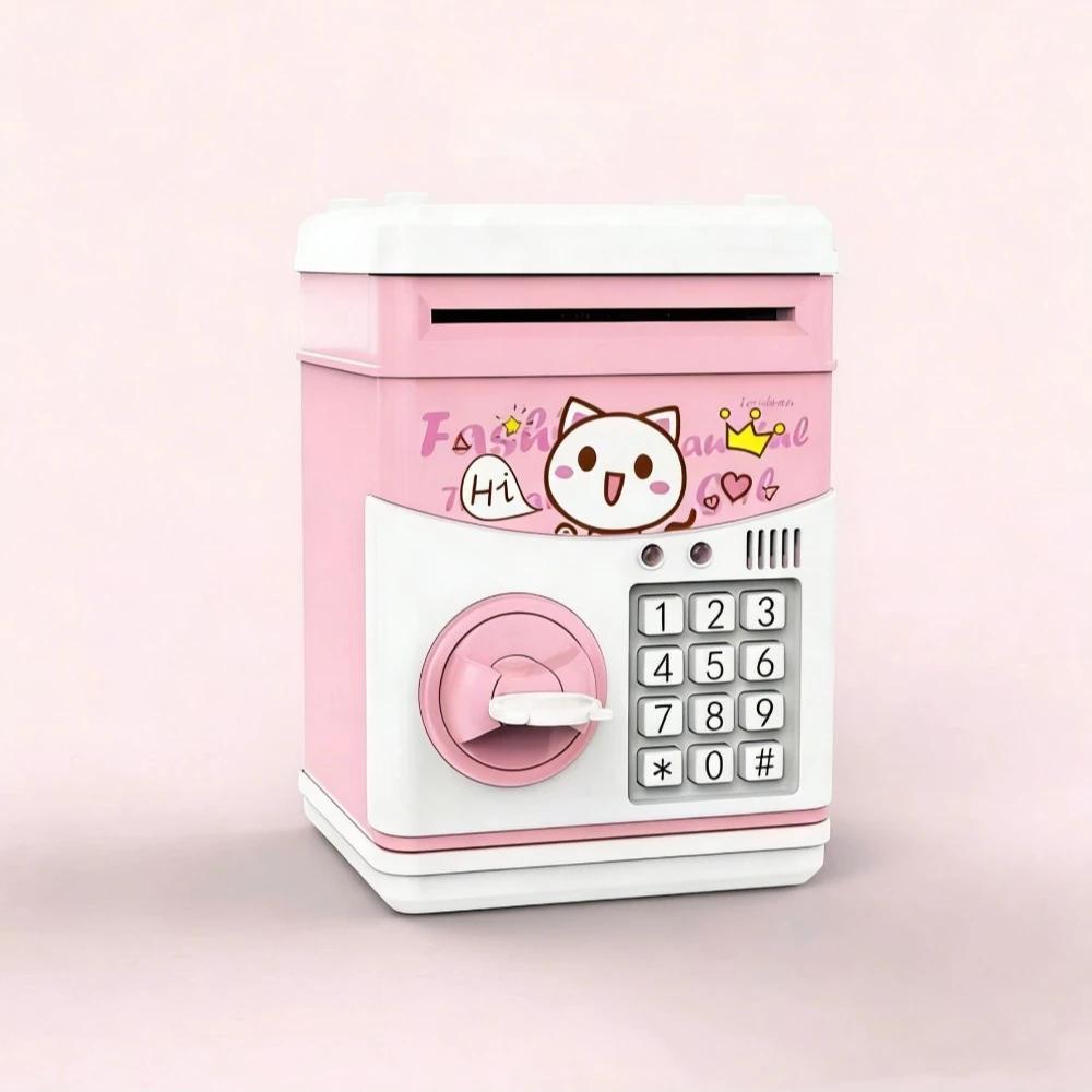ATM-Style Password Piggy Bank, Electronic Coin Savings Bank With Protection, Creative Money Box (Birthday/Holiday Essential)