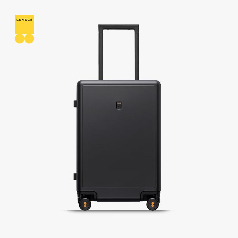 LEVEL8 Phantom Black 20-inch PC Hardside Carry-On Luggage