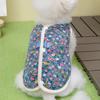 Overalls for Dogs Cats Winter Dog Clothes Fashion Floral Puppy Coat Pet Warm Jacket Chihuahua Yorkie Dachshund Plush Dog Vests