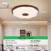 French Mid-Century Ceiling Light with American Retro and Song Dynasty Style - Eye-Friendly Lighting for Bedroom, Dining Room, or Study.