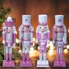 Nutcracker Soldier King Christmas Decor for Indoor Tabletop Desktop Holiday Home
