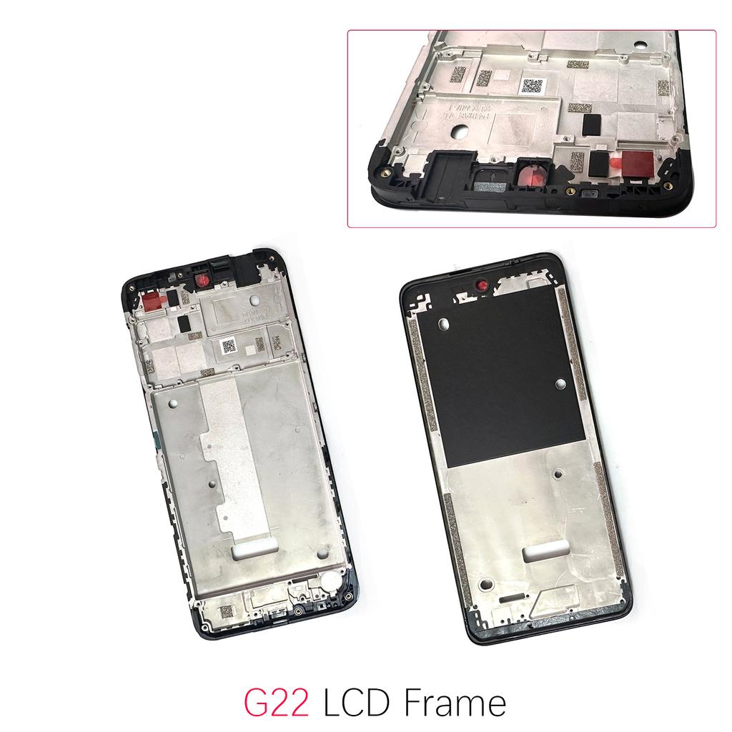 For Motorola Moto G04 G7Power G10 G13 G14 G20 G22 G23 G24 G30 G31 G40 G41 LCD Middle Frame Phone Housing