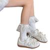 Bow Student Autumn Breathable Ballet Training Shoes Lolita Lace Casual Sneakers