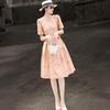 Lansere 2026 Summer Elegant Lyocell Sequin Embroidered A-Line Dress