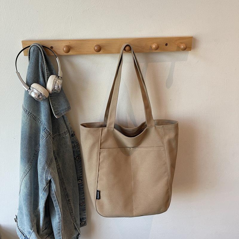 

shoulder bag canvas large capacity commuter bag leisure bag autumn bag handbag armpit bag хаки