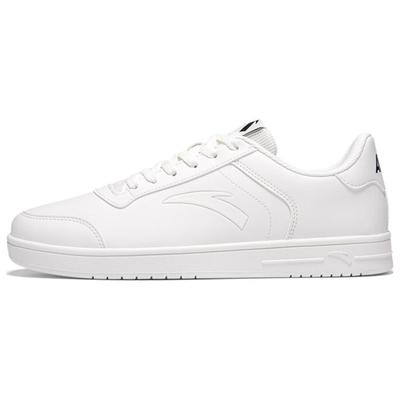 Slip Resistant Shock Absorbers With Abrasion Resistant Properties Low Top Skateboard Shoes Men's White Sneakers 912348067-1