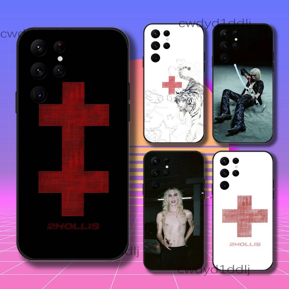 2-2hollis star boy 2 Phone Case For Samsung S10,S21,FE,S21 ,S26,S25,S24,S23,Ultra,S9,S22,Plus Black Shockproof TPU
