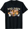 Zoo Days Animals Group Graphic Tee Shirt Men Casual Crew Neck Cotton TShirt
