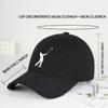 Golfers Silhouette Print Baseball Cap – Unisex – Perfect For Golf Enthusiasts On The Course – Father’S Day Gift