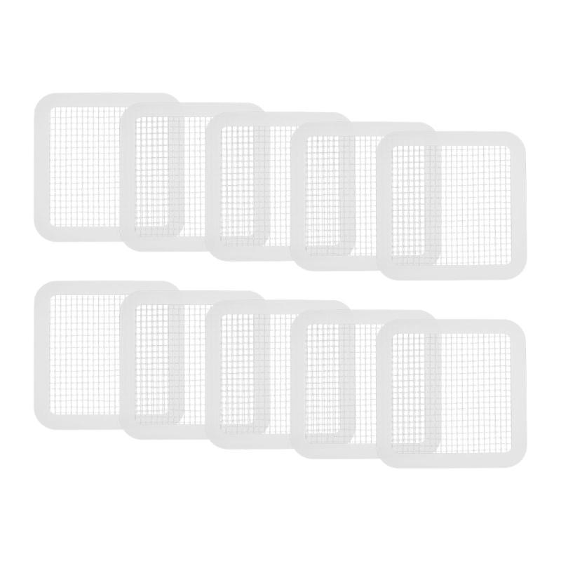 10pcs Disposables Shower Drain Hair Catcher Cover Bathroom Sewer Sink Drain Tool