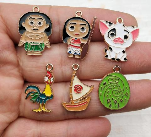 

10 pcs Cartoon Charms Enamel Charms Pendants for Jewelry Making Necklaces Earrings Braceltes DIY Crafts Gifts
