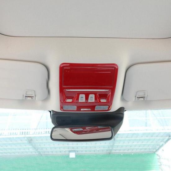 For -2024 Ford Bronco Sport Red Interior Roof Reading Lamp Light Cover Trim