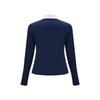 Li-Ning Tennis Series Color Block Fashionable Simple Half-Zip Long Sleeve T-Shirt Women Tops ATLV204-2