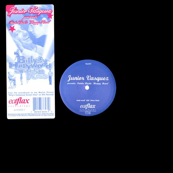

12inch Record JUNIOR VASQUEZ PRESENTS PETULA CLAR - Happy Heart FLAX001 Eatflax Recordi 1998 US Dance & Electronica Used