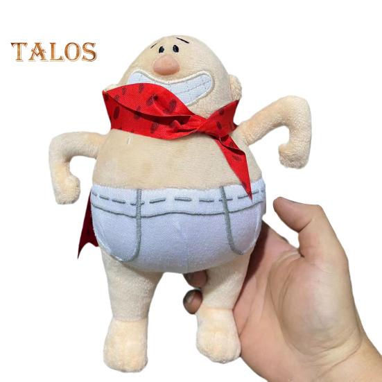 Underpants Plush Toy for Kids Captain Manga Soft Stuffed Superhero Doll Fun Adventure Comic Character Toy Companion Gift for Boys Girls