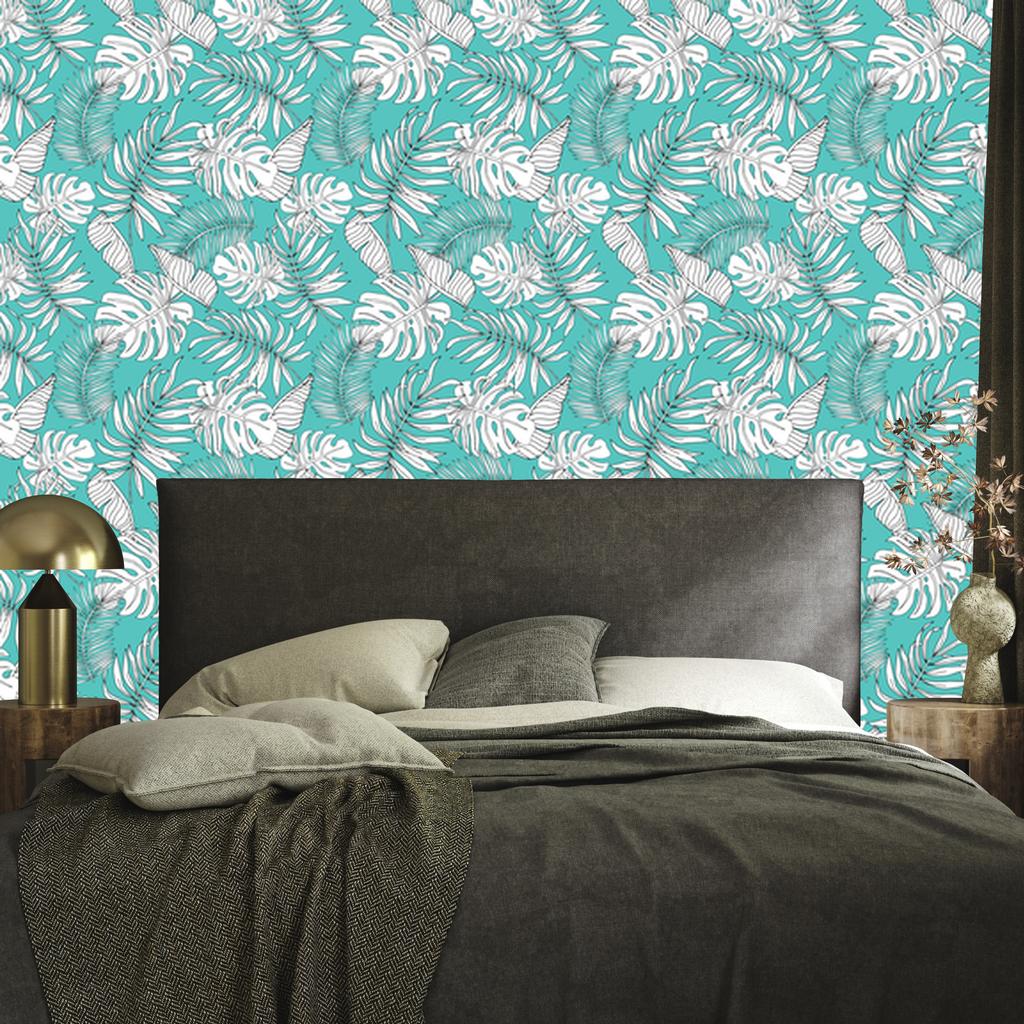 Leaves wallpaper for living room and bedroom 50x1000