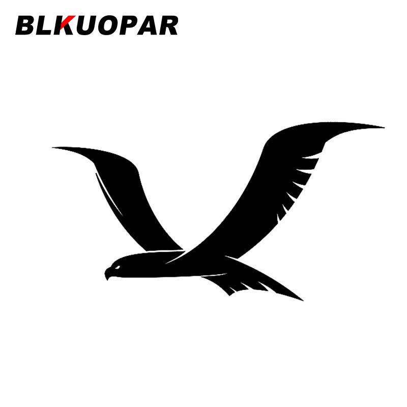 BLKUOPAR Hawk Silhouette Car Sticker Personality Scratch-Proof Decal Waterproof Air Conditioner Motorcycle Laptop Car Styling