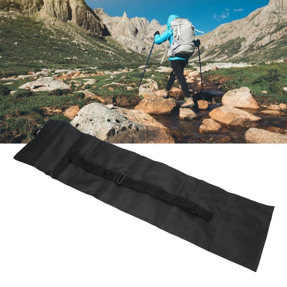 

2 Pcs With Adjustable Shoulder Strap Trekking Poles Storage Bag Walking Stick Pouch Hiking Gear 17.5*71cm
