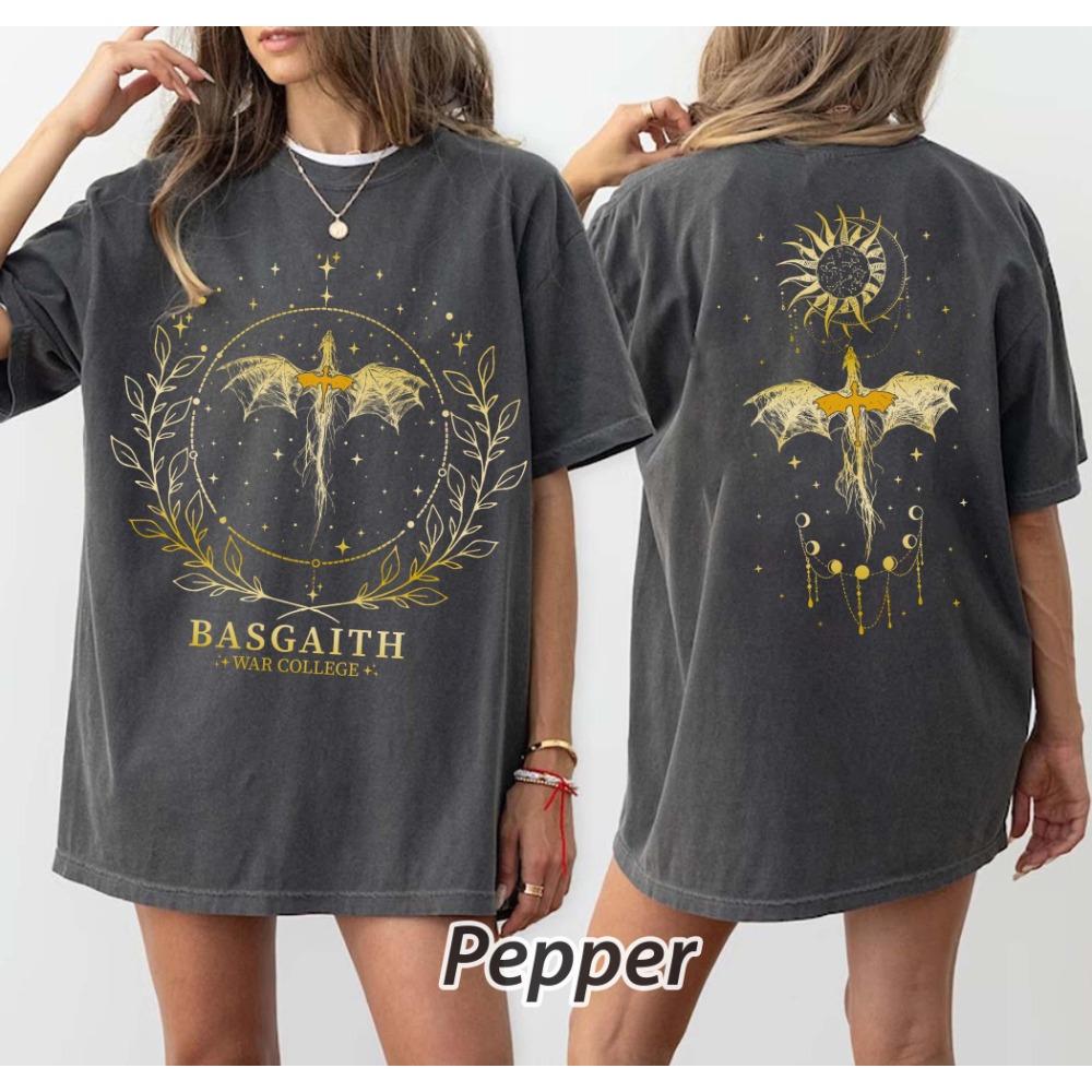 Vintage Basgiath War College T Shirt Fourth Wing Tee, Dragon Rider Sweater Violet Sorrengail Tee Xaden Riorson M