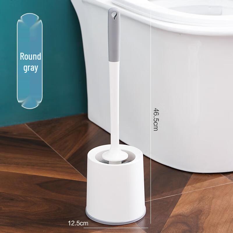 HANDUNYOU Wall-Mounted No-Dead-Corner Toilet Brush 3-Pack