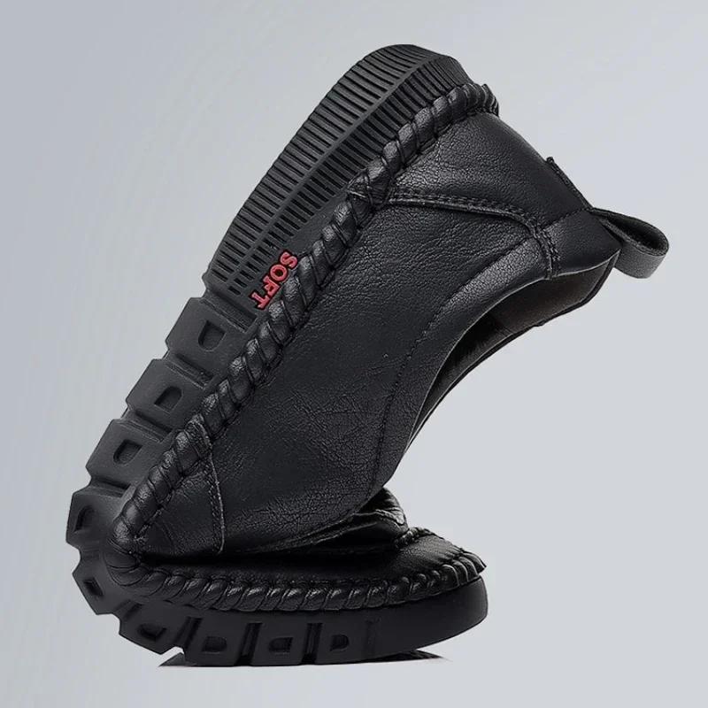 Men's Casual Loafers Comfortable Shoes for Men Summer Men's Sneakers  Business Leather Shoes  Shoes Breathable