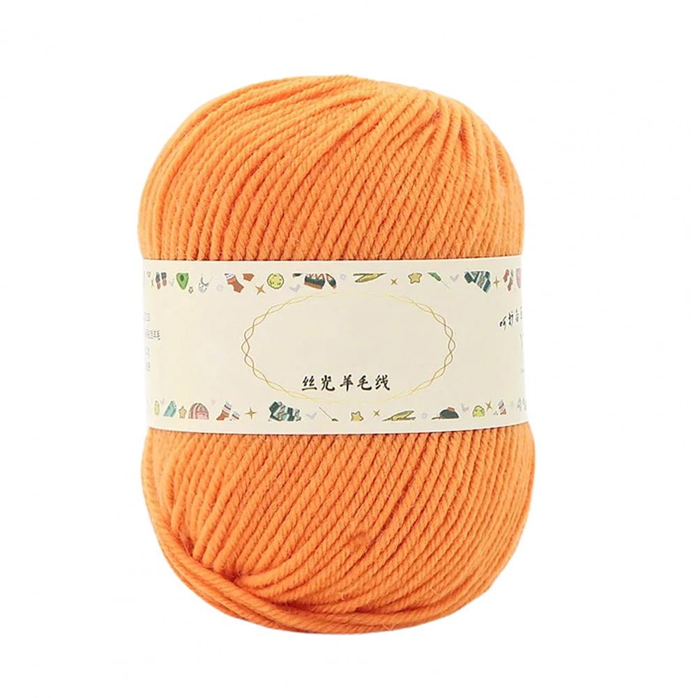 1 моток шерстяной пряжи 4-слойной молочный хлопок вязальная пряжа рукоделие крашеная ланас шарф свитер вязальная пряжа свитер шапка куклы пряжа