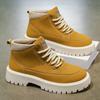 Martin Boots Herren Herbst neue vielseitige Schuhe schmutzabweisend atmungsaktiv stoßdämpfend High-Top Freizeitschuhe