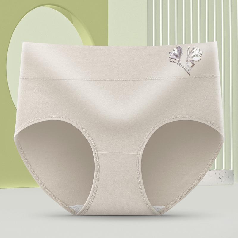 Women s Mid-Waist Cotton Underwear - Breathable, Skin-Friendly, Tummy Control & Butt Lifting Seamless Hipster Briefs. XXL