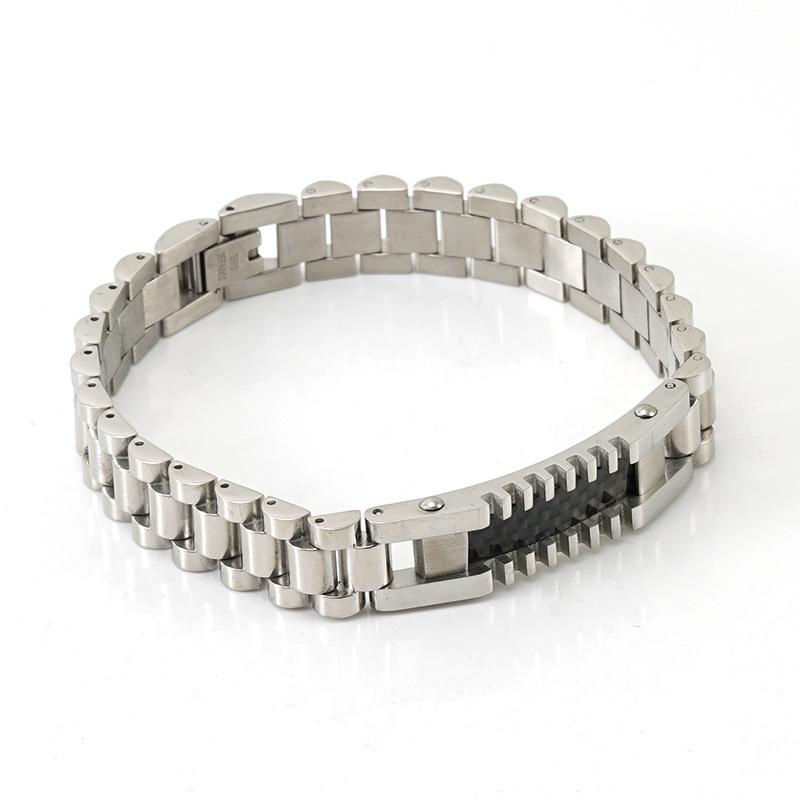 

Европейская и американская мода Титановая сталь Золотой мужской браслет - Универсальная цепочка из нержавеющей стали