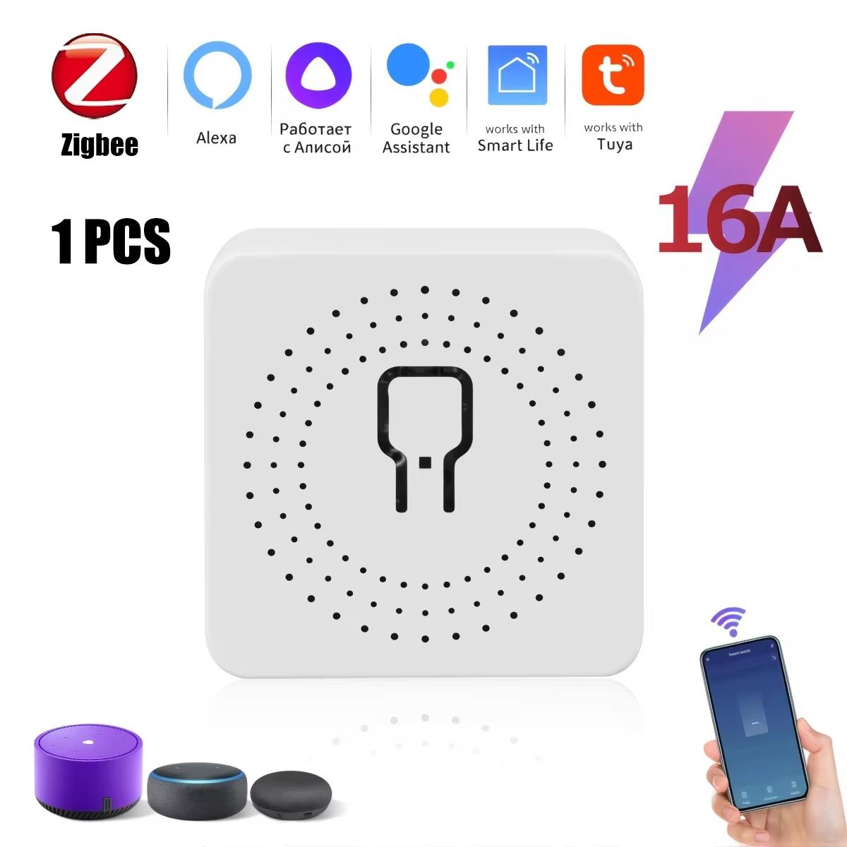 16A/20A Tuya WiFi ZigBee Mini Viedais